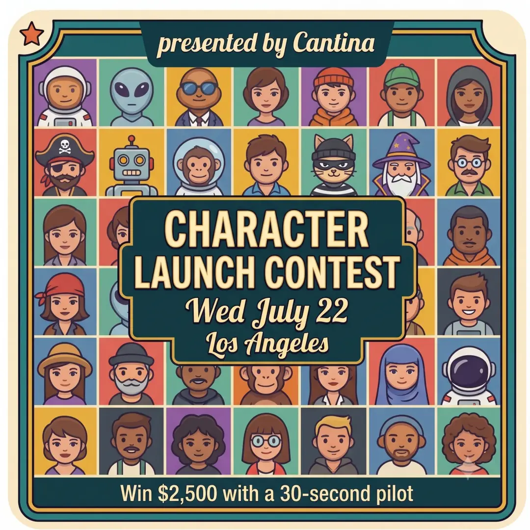 Character Pilot Pitch Contest (w/ cash prize)
