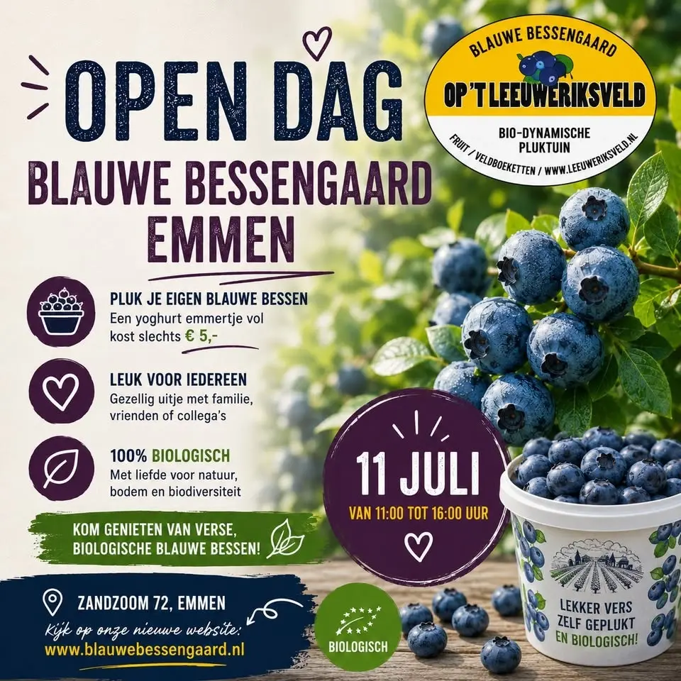 Open dag Blauwe Bessengaard Emmen