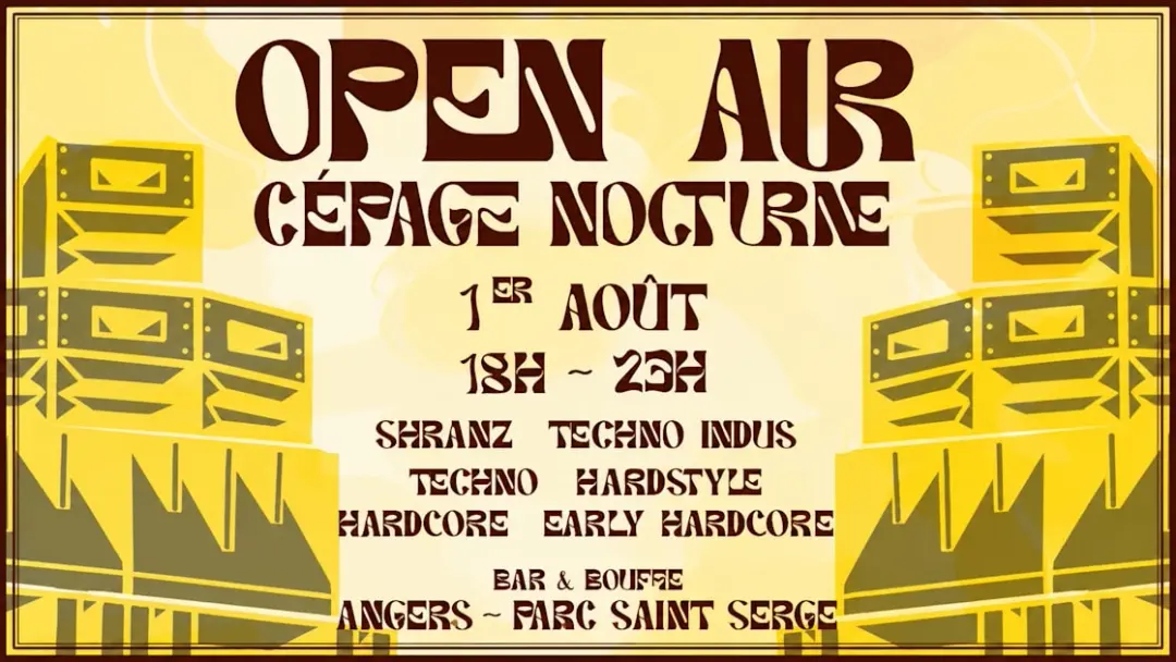 Open Air Cepage Nocturne - Parc Saint Serge / Angers
