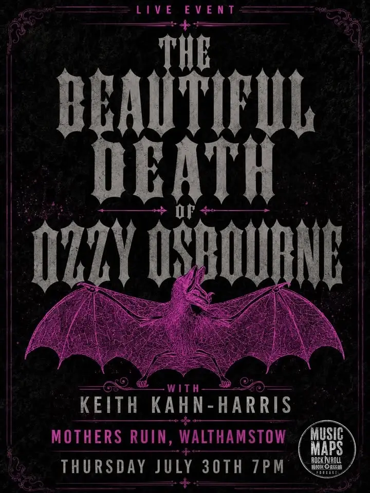 THE BEAUTIFUL DEATH OF OZZY OSBOURNE with Keith Kahn-Harris