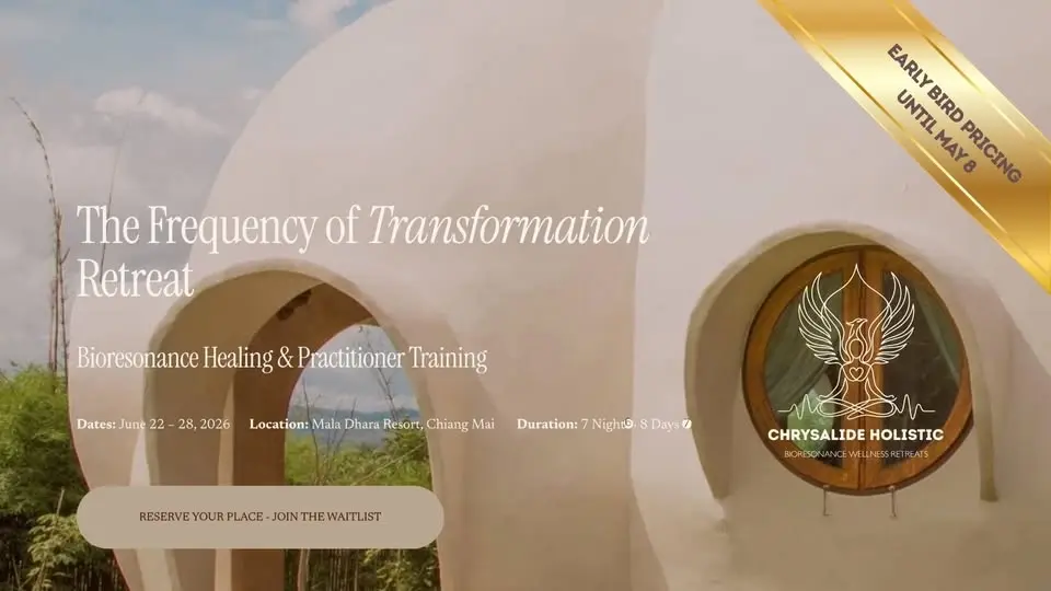 Frequency of Transformation Retreat - Bioresonance Healing & Practitioner Training Retreat