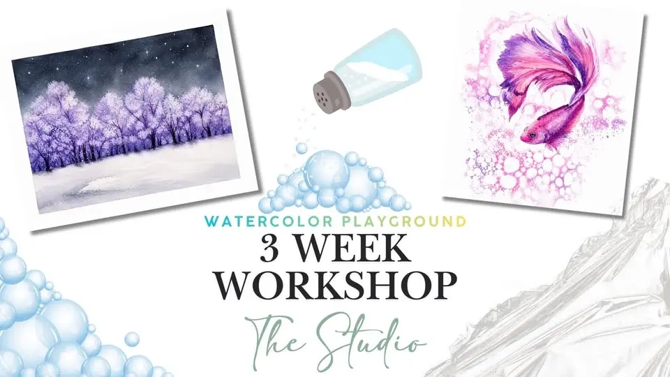 Watercolor Playground | 3 Week Workshop | Portsmouth
