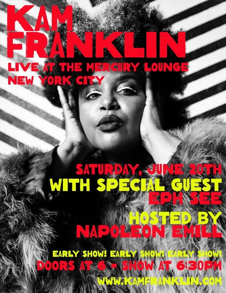 Kam Franklin LIVE at Mercury Lounge NYC!