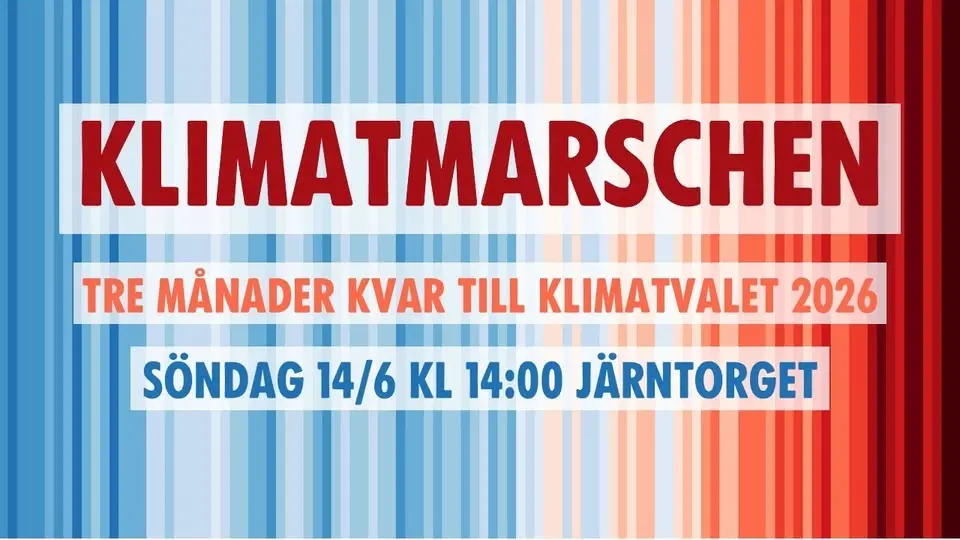 GBG Klimatmarsch! Tre månader kvar till klimatvalet