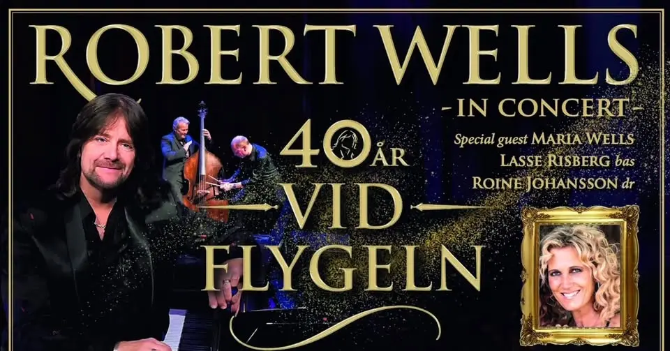 ROBERT WELLS - 40 år vid flygeln