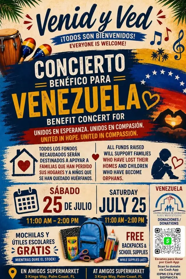 Venid y Ved: Concierto Benéfico 