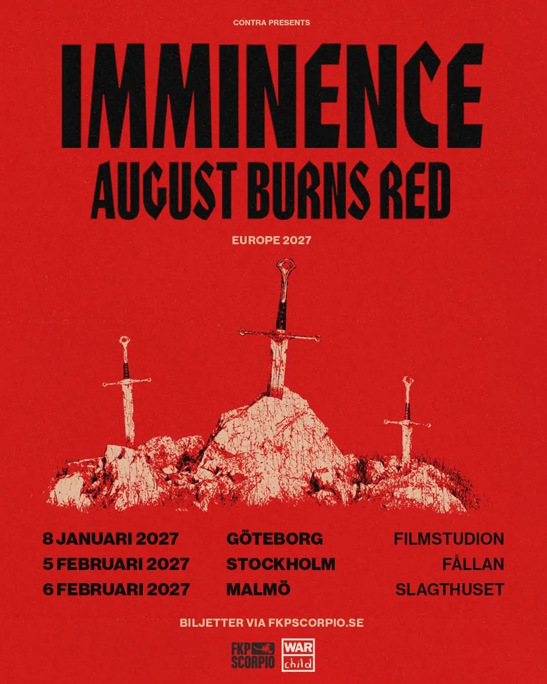 Imminence + August Burns Red - Europe 2027