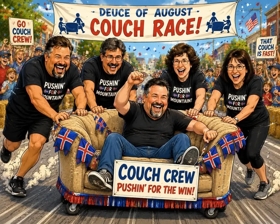 Deuce of August - COUCH RACE!