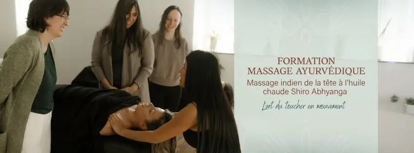 COMPLET -Formation Massage Shiro Abhyanga – Massage ayurvédique de la tête