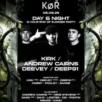 KØR Rooftop & Night Cardiff w/ KIRK / ANDREW CAIRNS / DEEVEY