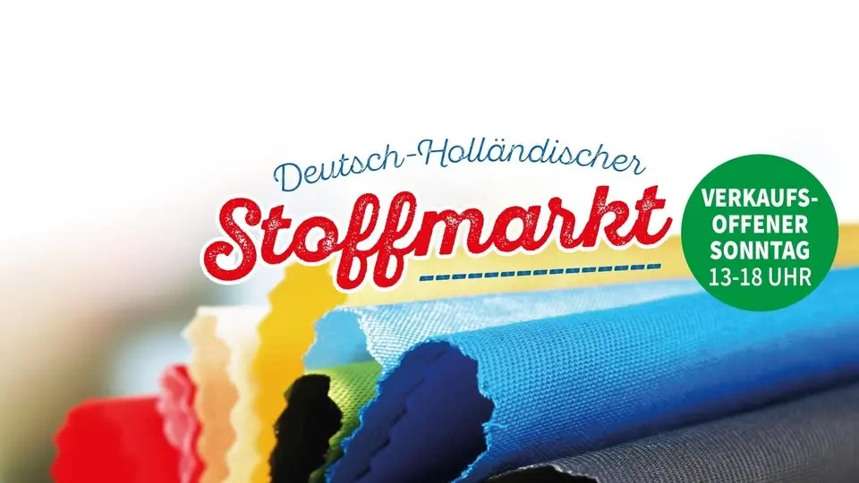 Stoff- und Tuchmarkt mit verkaufsoffenem Sonntag in Xanten