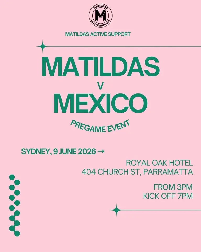 Matildas vs Mexico Parramatta Friendly Pre-Game