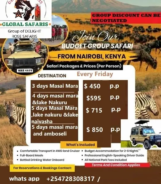 MASAI MARA GROUP SAFARI