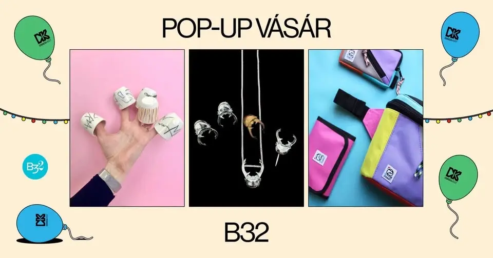 B32 pop-up vásár / 5 éve ÚJBUDA x DÜRER 🎂