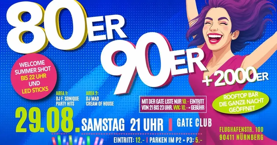 80er/90er GATE - Sa. 29.08.2026