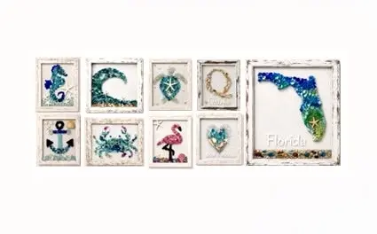 Beach Glass Craft Workshop at Hooked Island Grill in Cape Coral