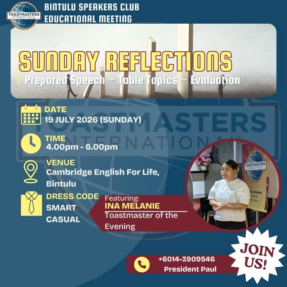 Bintulu Speakers Club - Educational Meeting