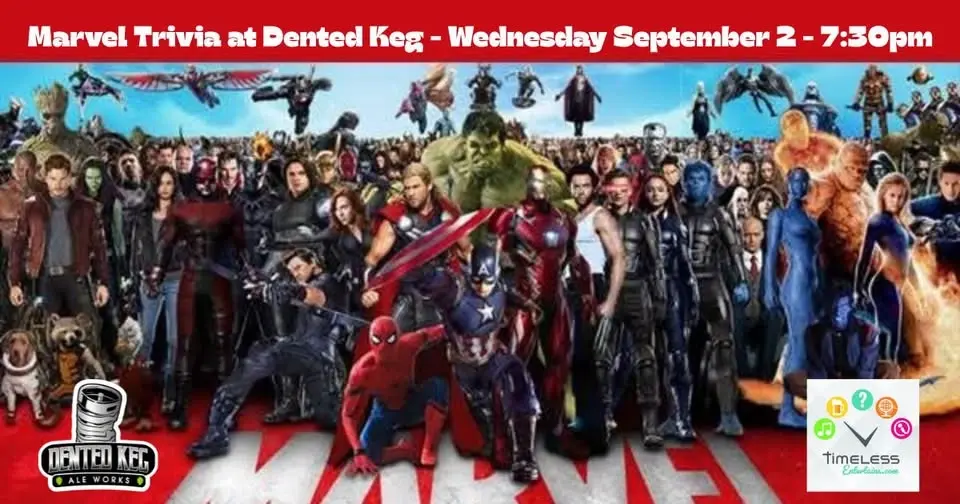 Marvel Trivia at Dented Keg