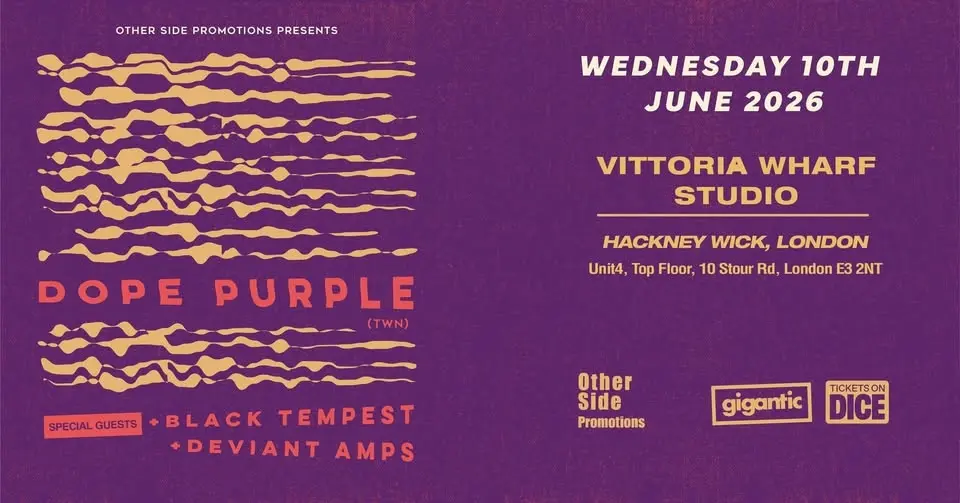OSP Presents: Dope Purple (TWN) + Black Tempest + Deviant Amps