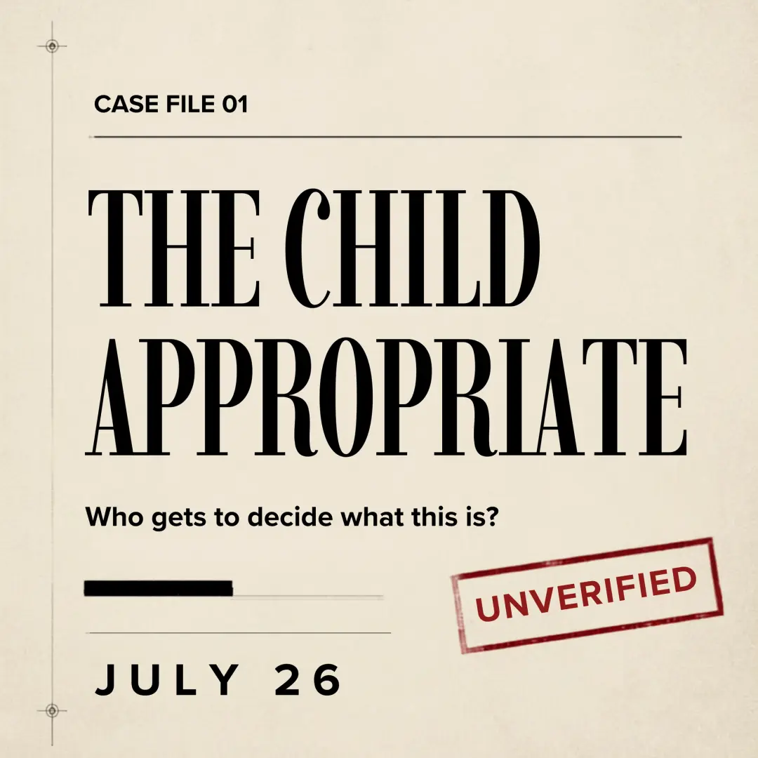 Who Gets to Decide? — Staged Reading: THE CHILD & APPROPRIATE