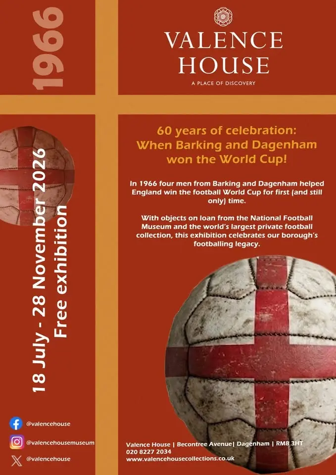 60 years of celebration: When Barking and Dagenham won the world cup - An exhibition