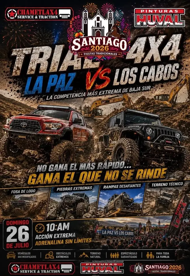 TRIAL 4X4 LA PAZ VS LOS CABOS. SANTIAGO BCS