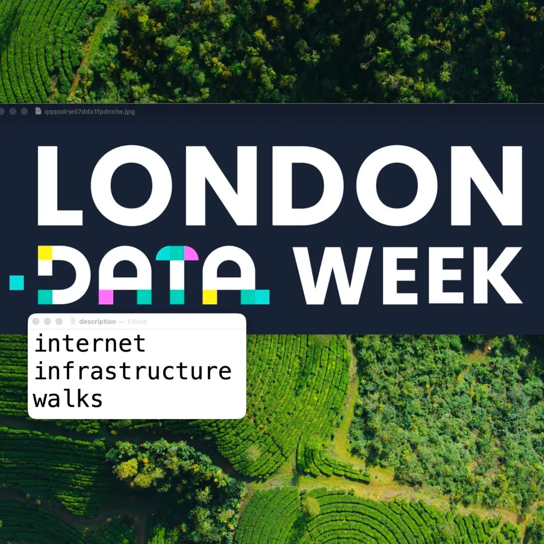 Internet Infrastructure Walk (for London Data Week)
