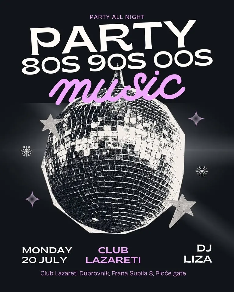PARTY ALL NIGHT 80s / 90s / 00s MUSIC W/ DJ LIZA
