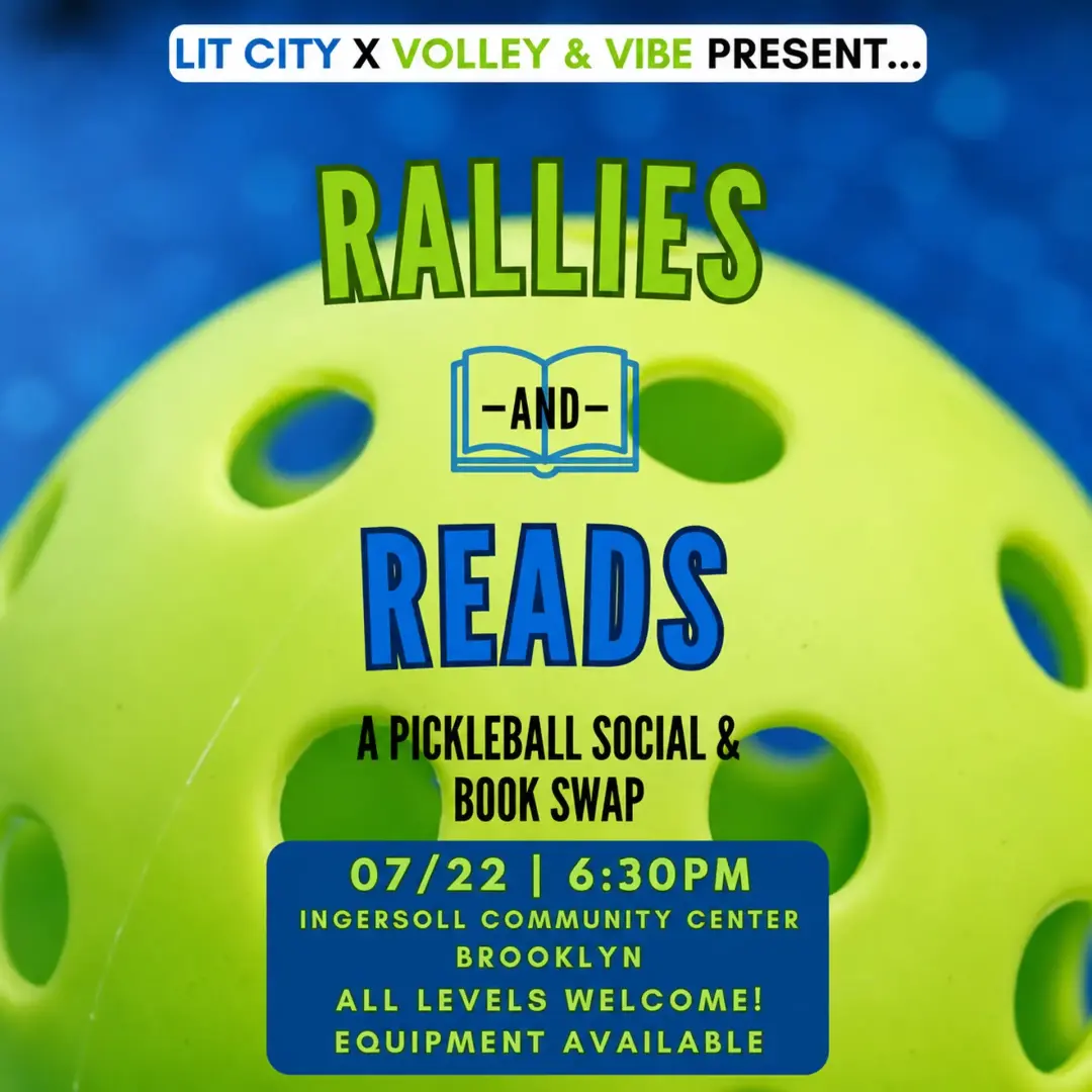 Rallies & Reads: Lit City Book Club x Volley & Vibe
