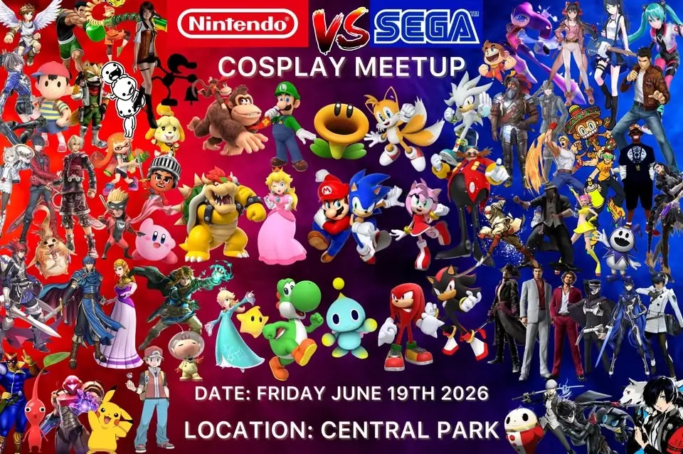 Nintendo Vs Sega Cosplay Meetup