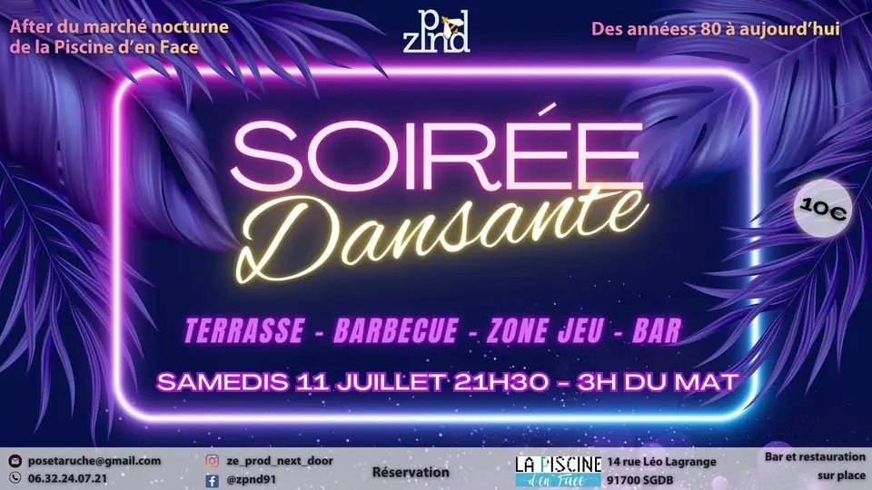 Soirée dansante summer vibes - musiques généralistes by Zpnd 