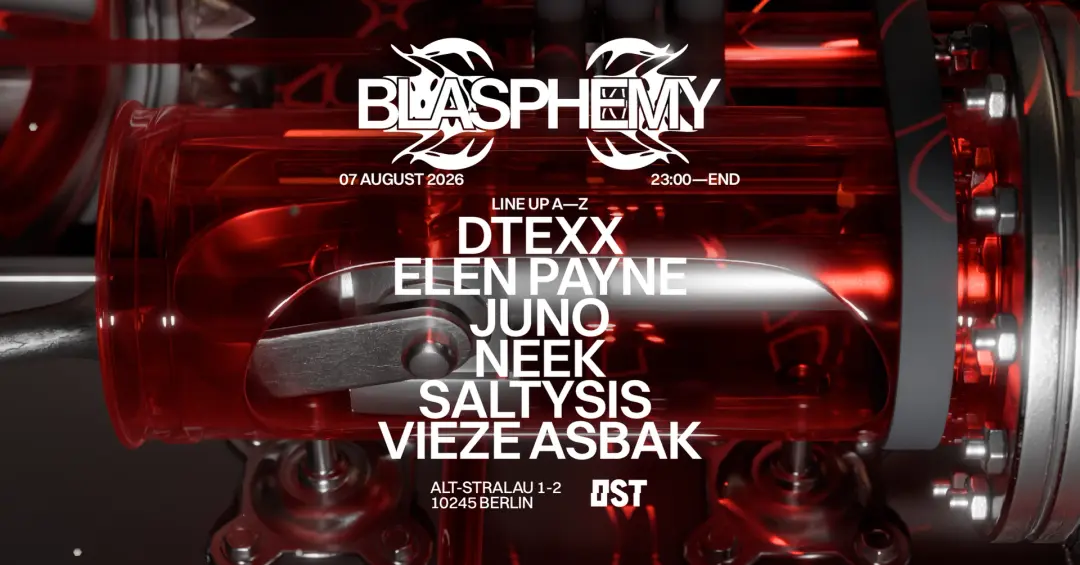 Blasphemy w. Vieze Asbak, Neek, SaltySis, Elen Payne