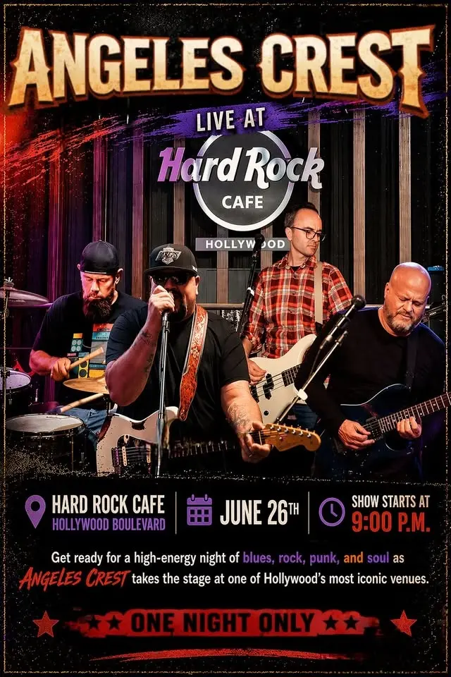 ANGELES CREST at Hollywood Hard Rock
