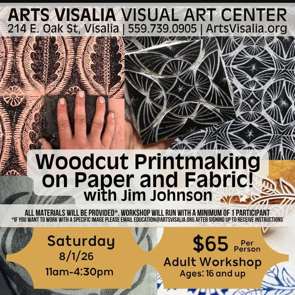 Printmaking with artist Jim Johnson
