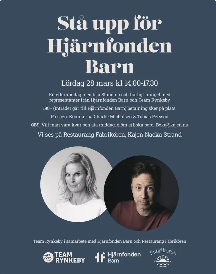 Stand Up för Hjärnfonden ⭐️