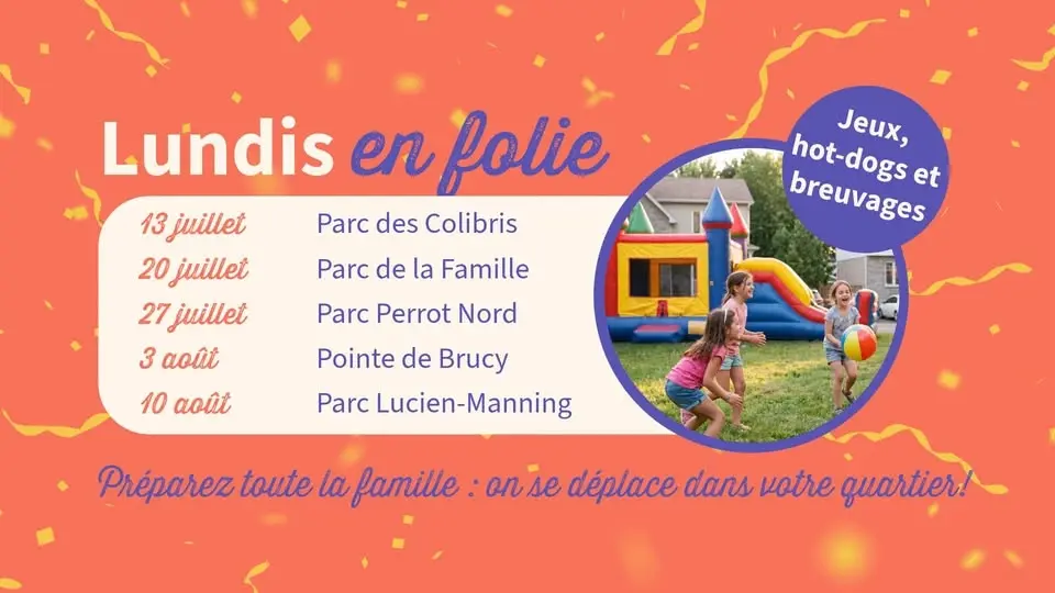 Lundis en folie - Parc de la Famille
