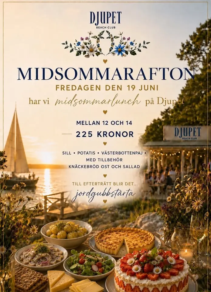 Midsommar lunch på Djupet
