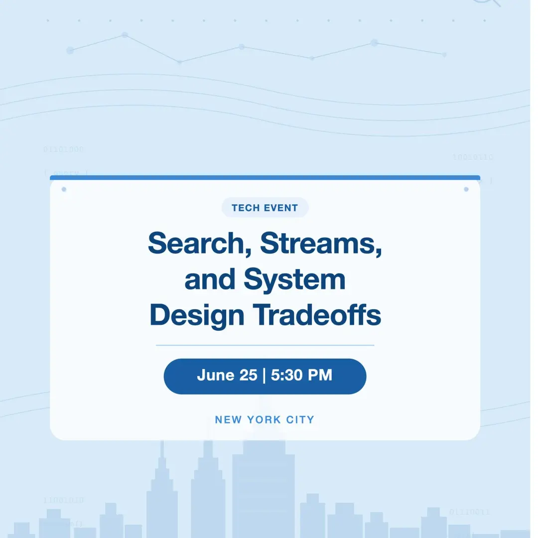 Search, Streams, and System Design Tradeoffs