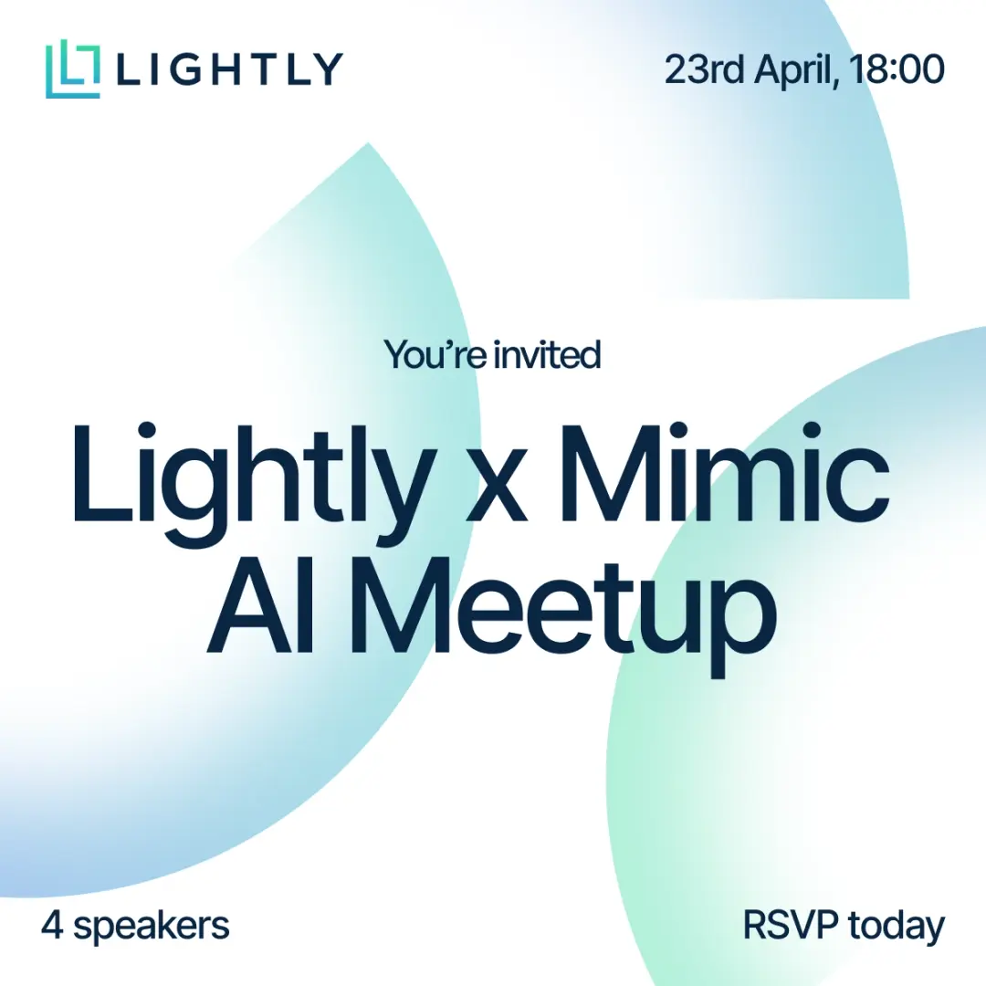Lightly x Mimic AI Meetup