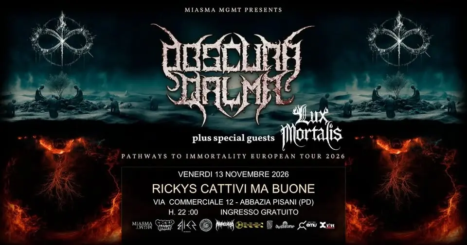 Obscura Qalma + Lux Mortalis @ Rickys Cattivi ma Buone - Padova