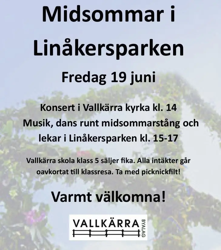 Midsommarfirande i Vallkärra
