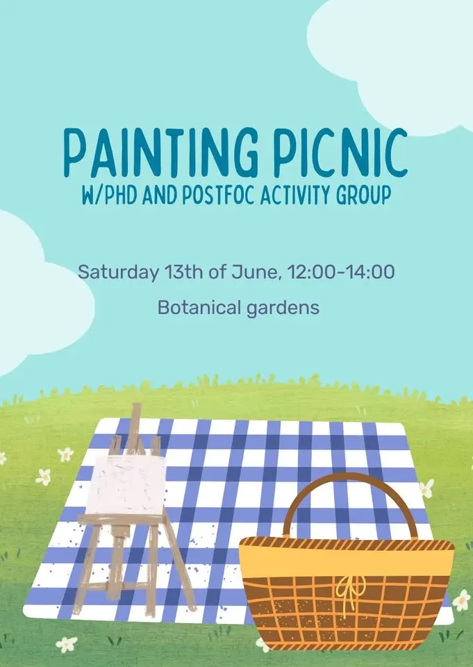 Painting Picnic 🎨w/PhD and Postdoc activity group
