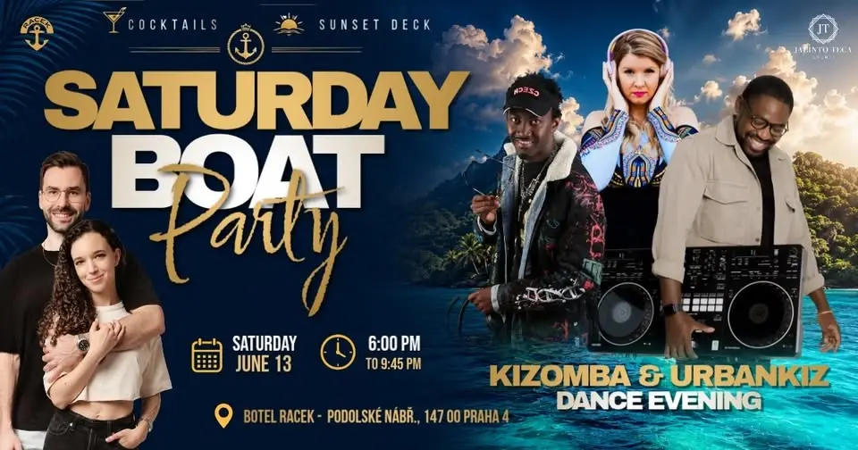 SATURDAY KIZ AFTERNOON - BOAT PARTY & SOCIAL 13.6.