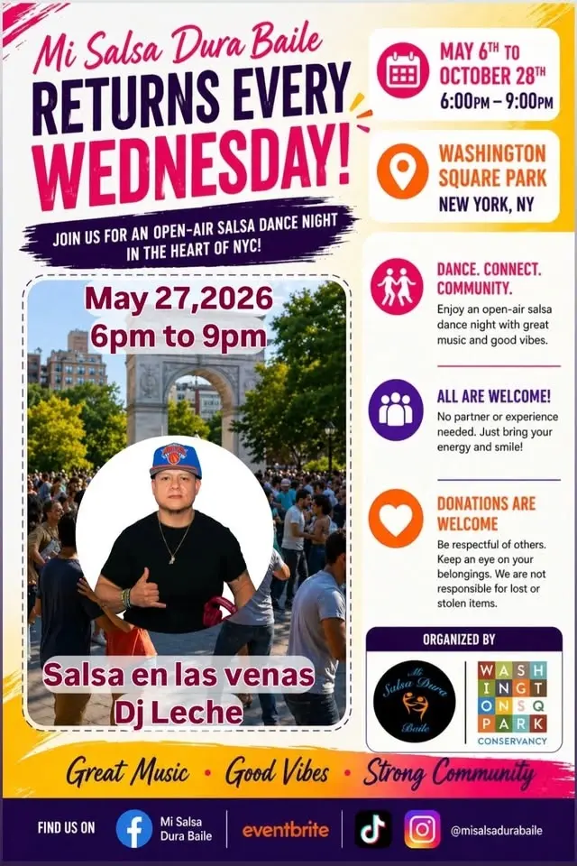 Mi Salsa Dura Baile in the park!