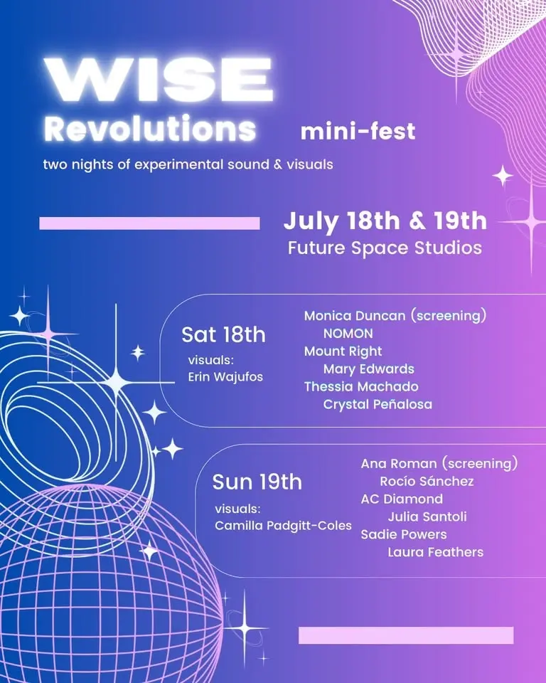 WISE revolutions mini-fest
