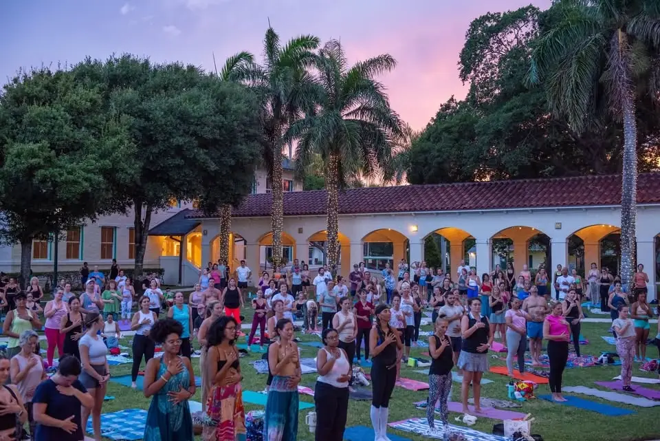 FREE Full Moon Yoga & Night Market