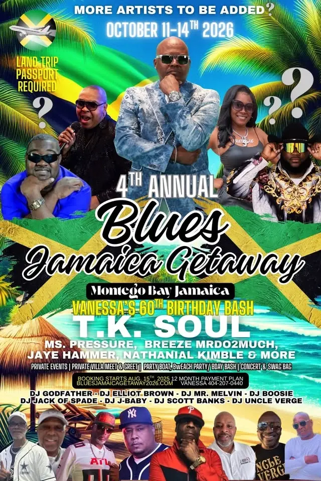 4th Annual Blues Jamaica Getaway 2026