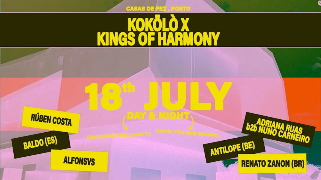 Outdoor Pool Day & Night - Kokölò & Kings Of Harmony
