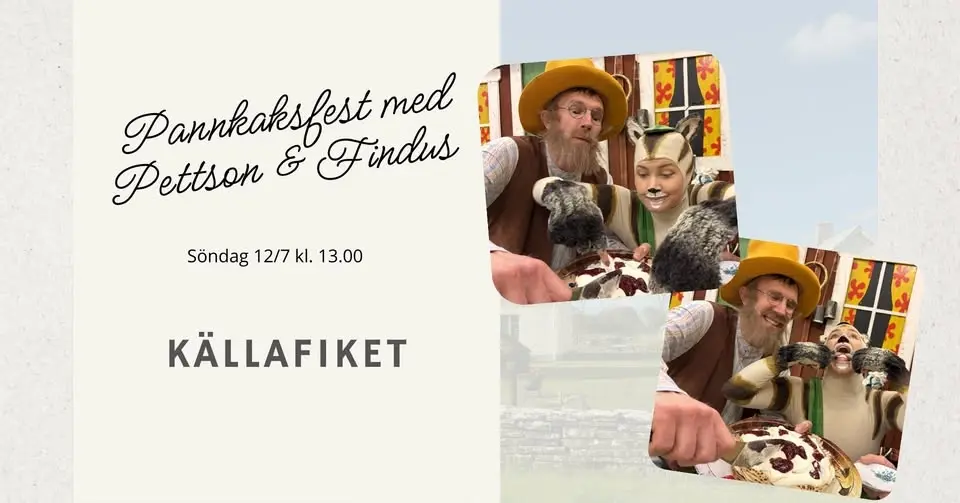 Pannkaksfest med Pettson & Findus