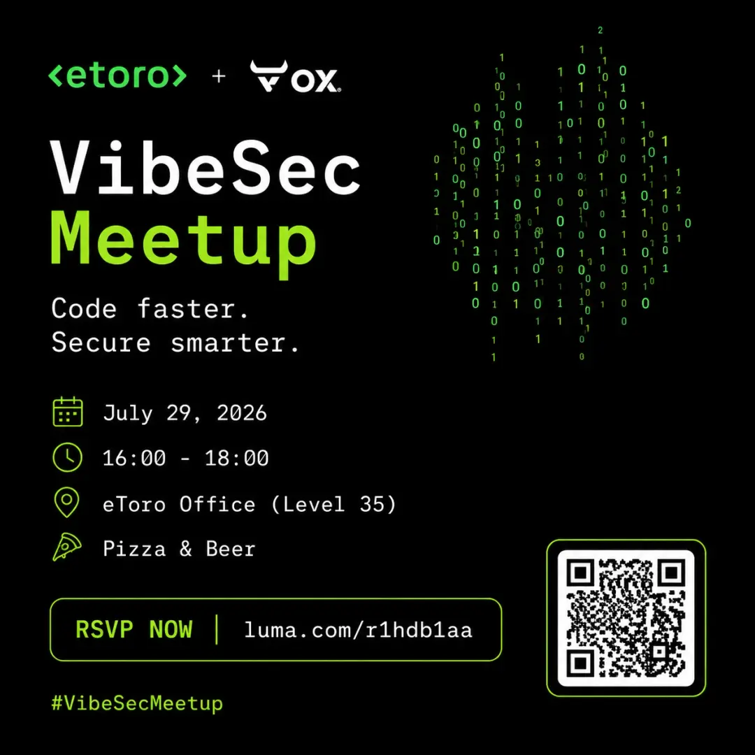 eToro<>OX - VibeSec MeetUP